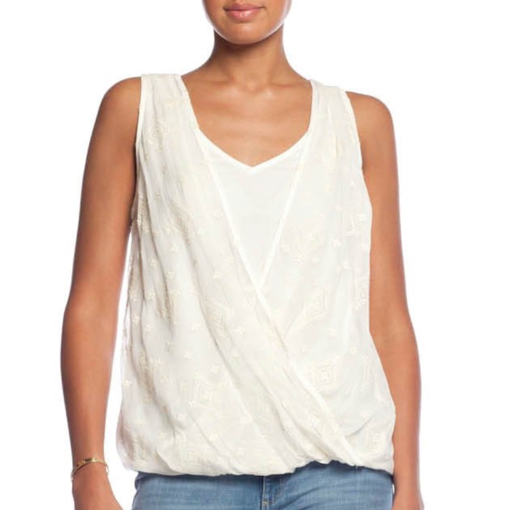 Ella Moss Bekah Silk Tank in Natural (NWT!)